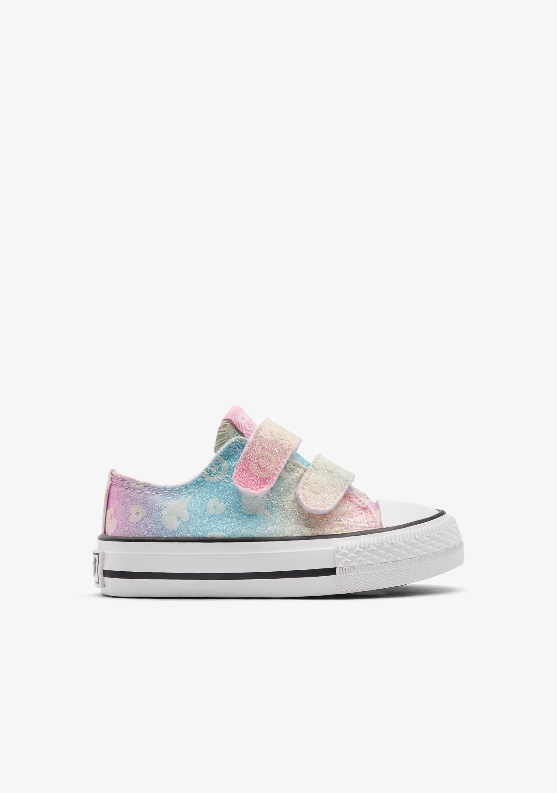 Zapatillas Bajas Tiras Glitter Unicornio