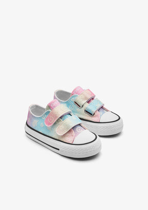 Sneakers Basse Unicorn Glitter Straps