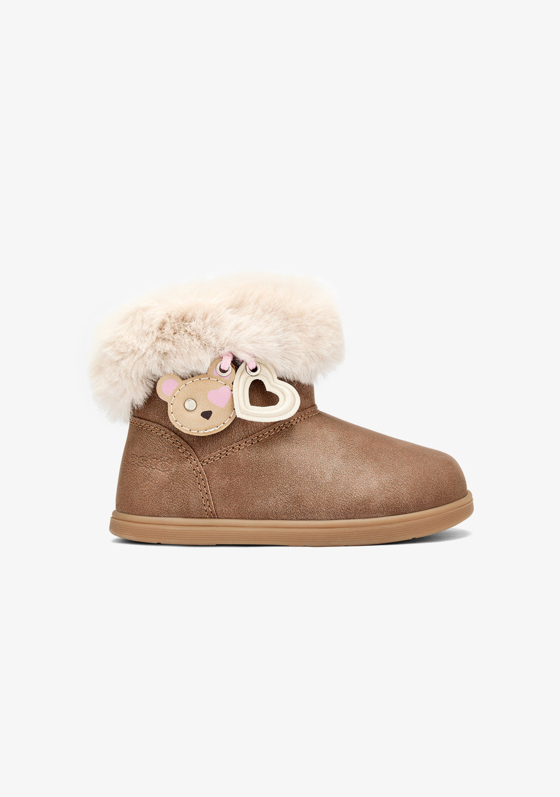 Brown Baby Boots with Charms
