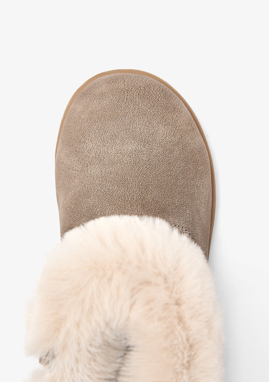 Botas taupe para bebé com coração de leopardo