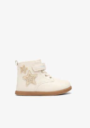 Botas barefoot bege com estrelas