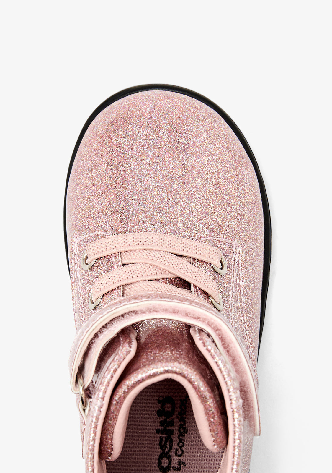 Pink Patent Leather and Glitter Boots