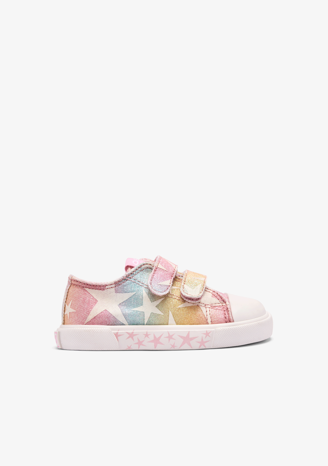 Multi Star Glow  Baby Sneakers