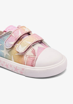 Multi Star Glow  Baby Sneakers