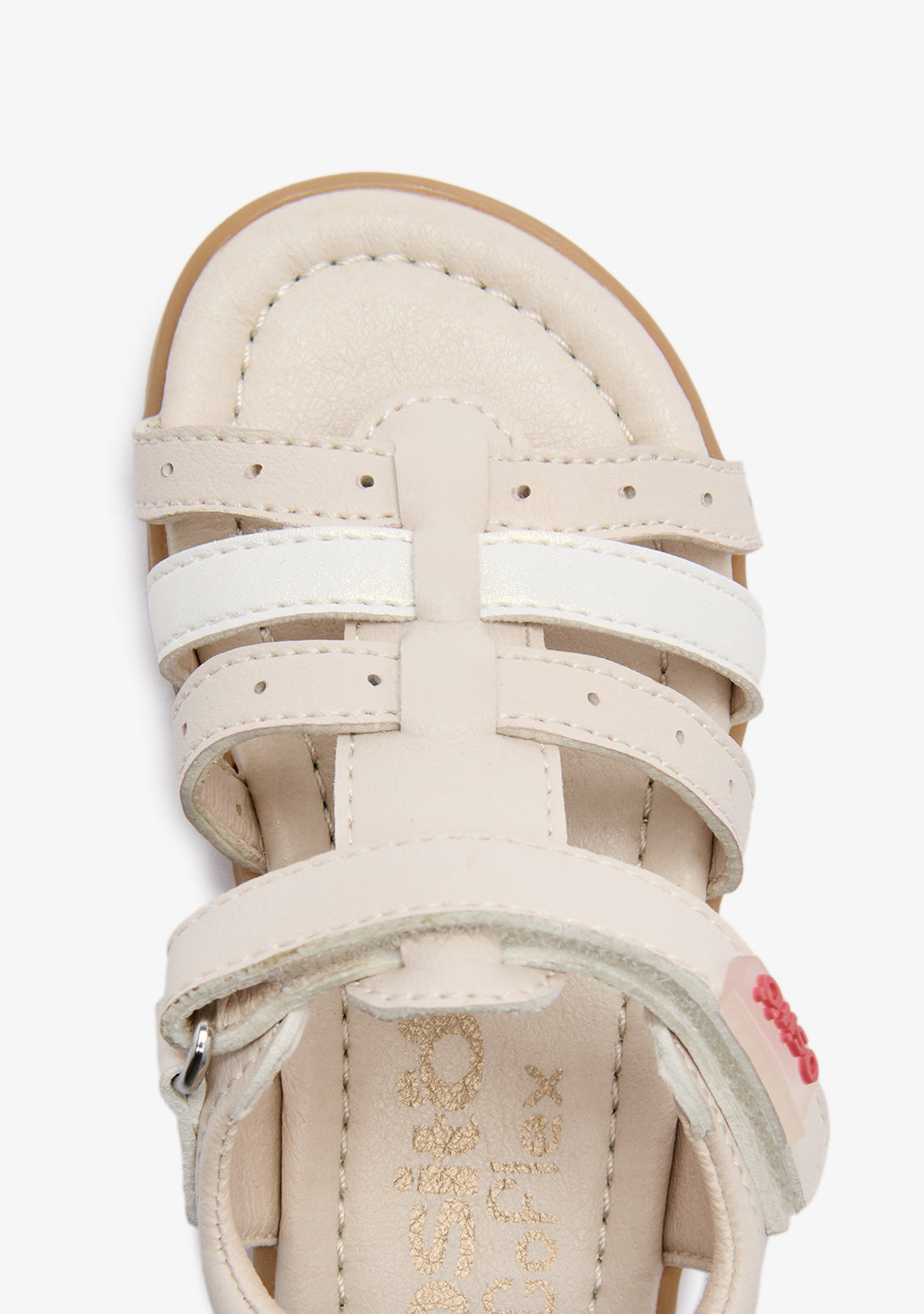 Sandali Barefoot Goflex Beige Cuori