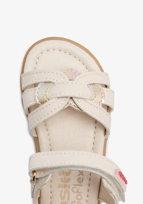 Sandali Barefoot Goflex Beige Lucidi