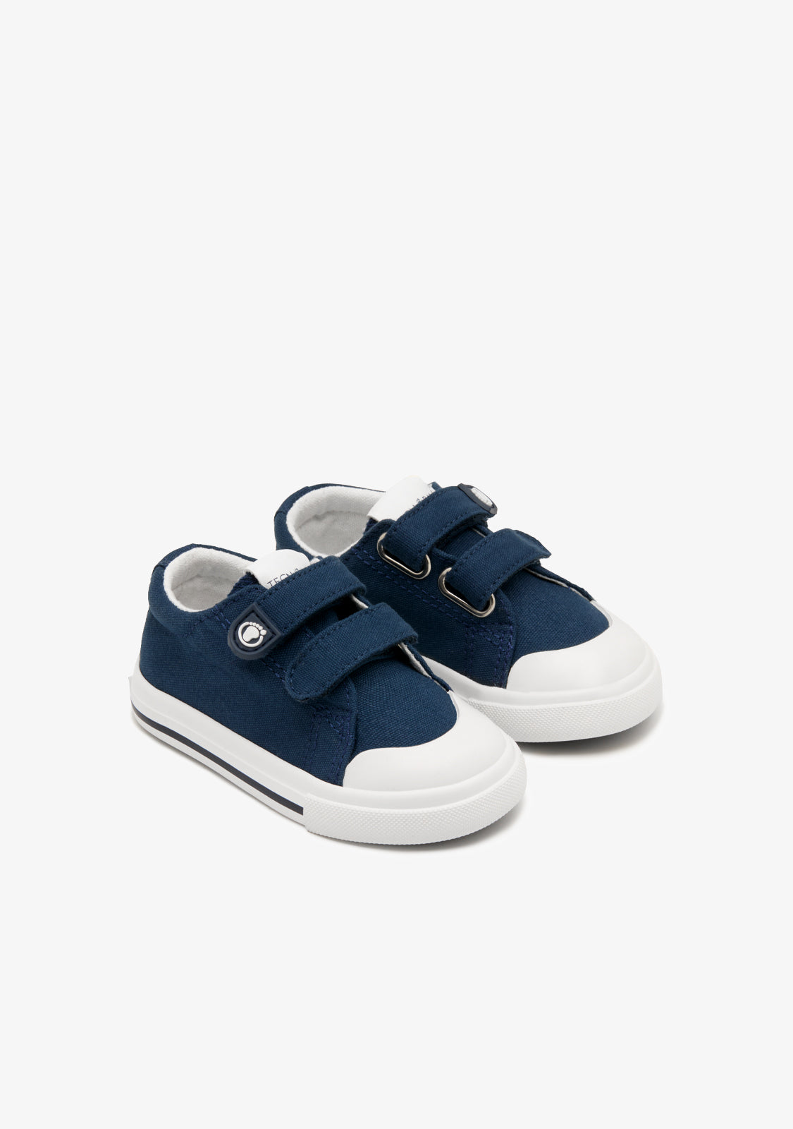 Navy Basic Canvas Respectful Sneakers