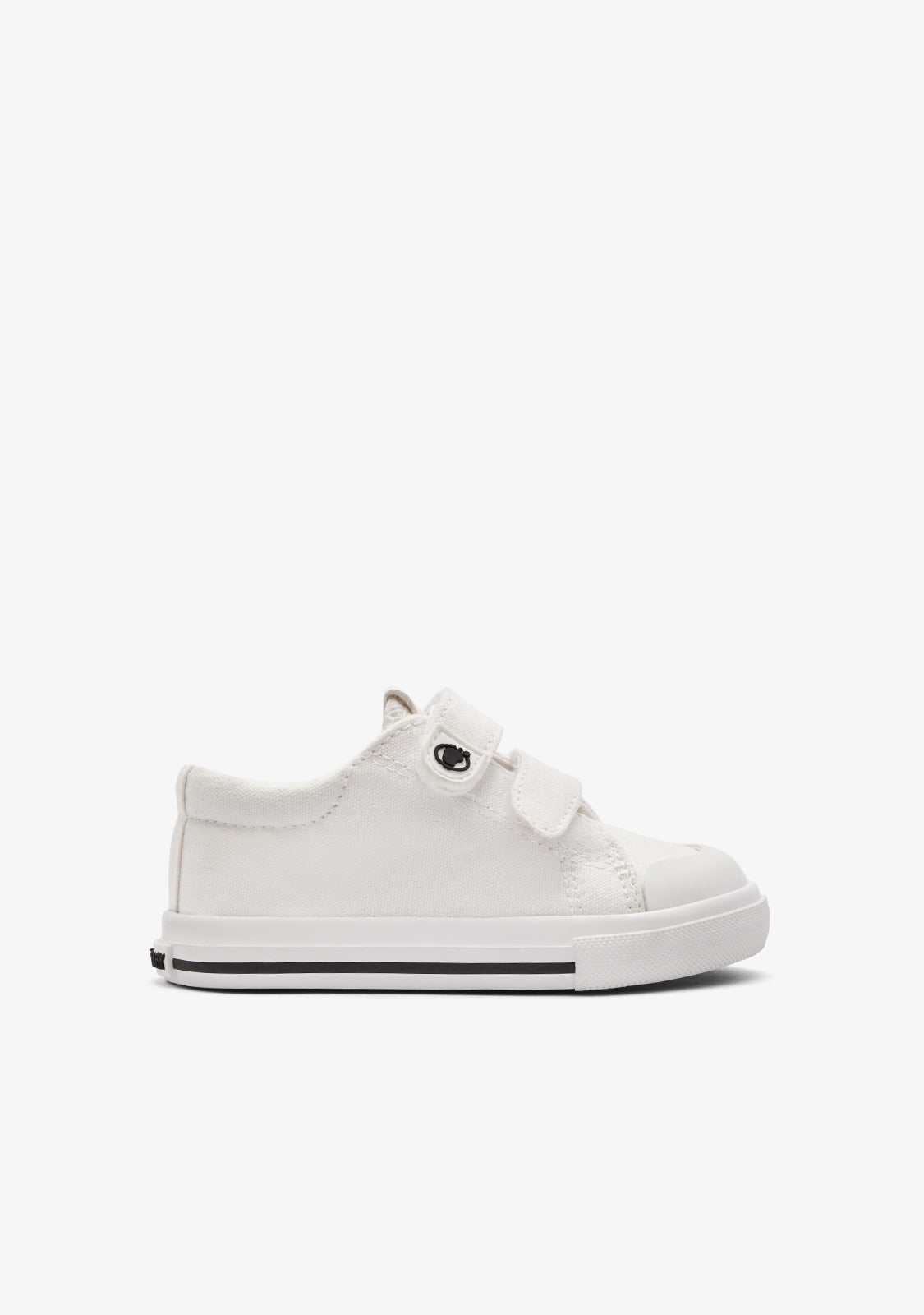 Sneakers Rispettose in Tela Bianca Basic