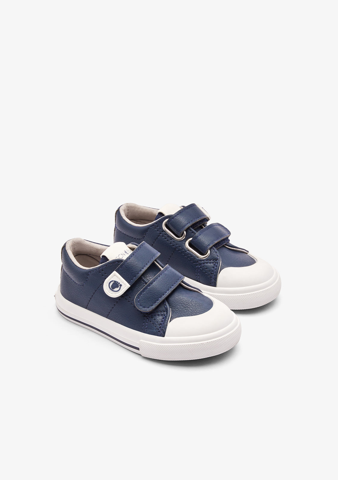 Respektvollen Basic-Sneaker in Marineblau