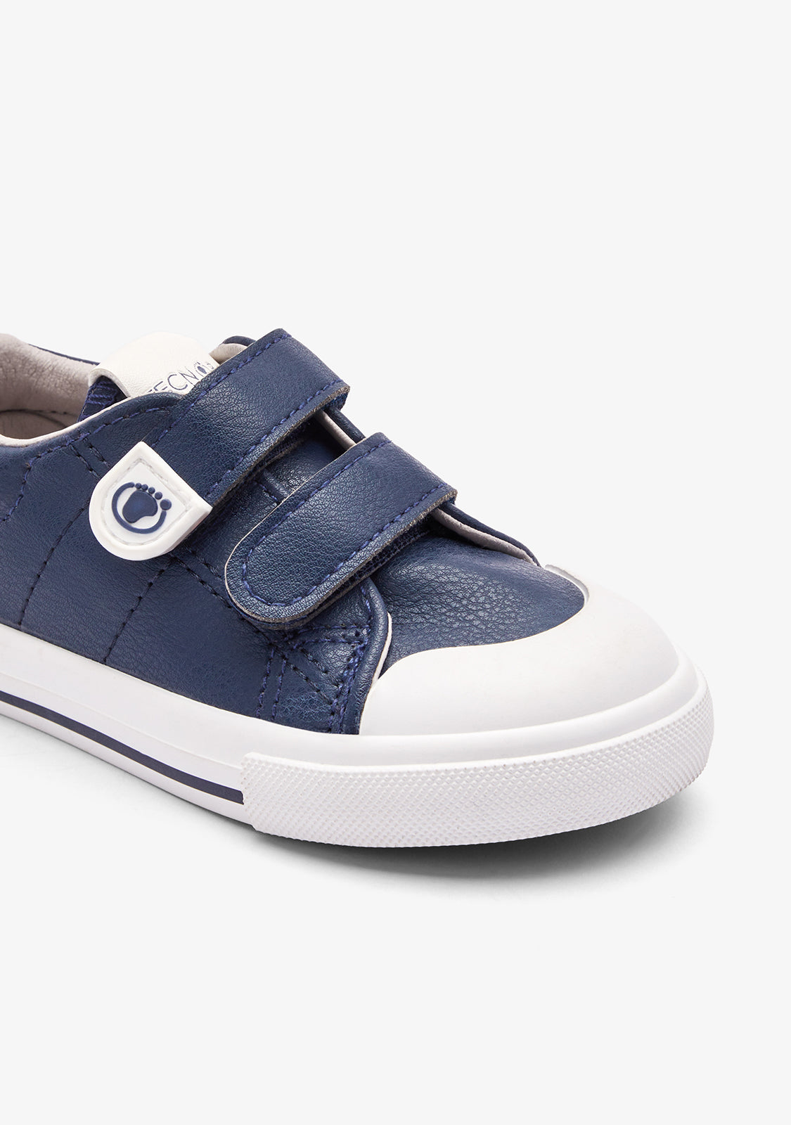 Respektvollen Basic-Sneaker in Marineblau