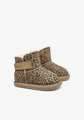 Botas Australianas Barefoot Leopardo Marrón