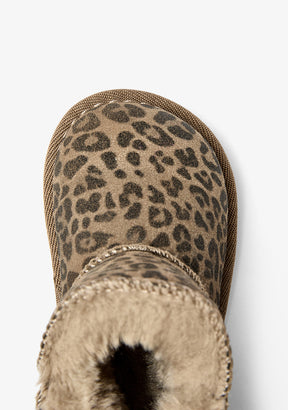 Botas Australianas Barefoot Leopardo Marrón
