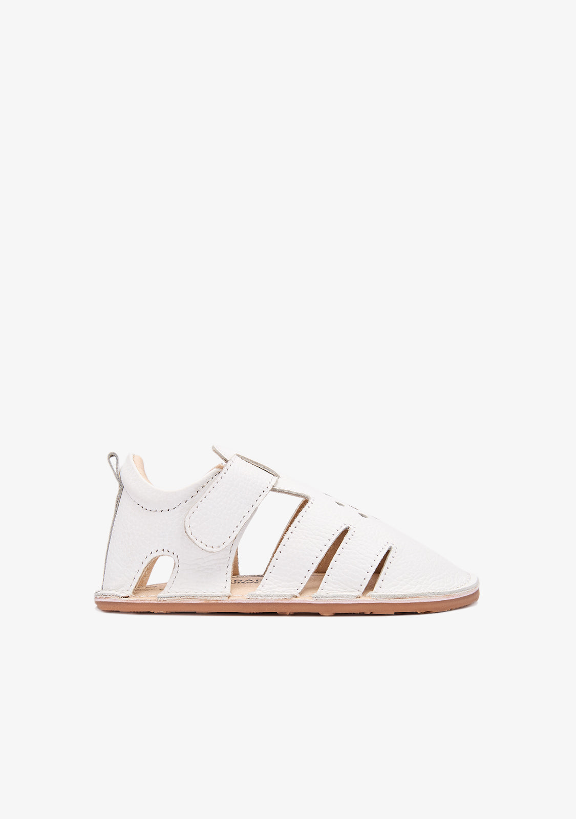 Sandalias Barefoot Cerradas Blancas para Bebé