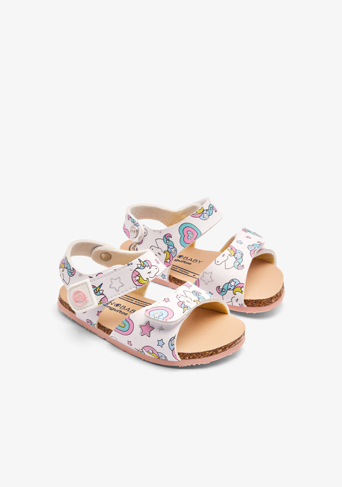 Unicorn Strips Respectful Sandals