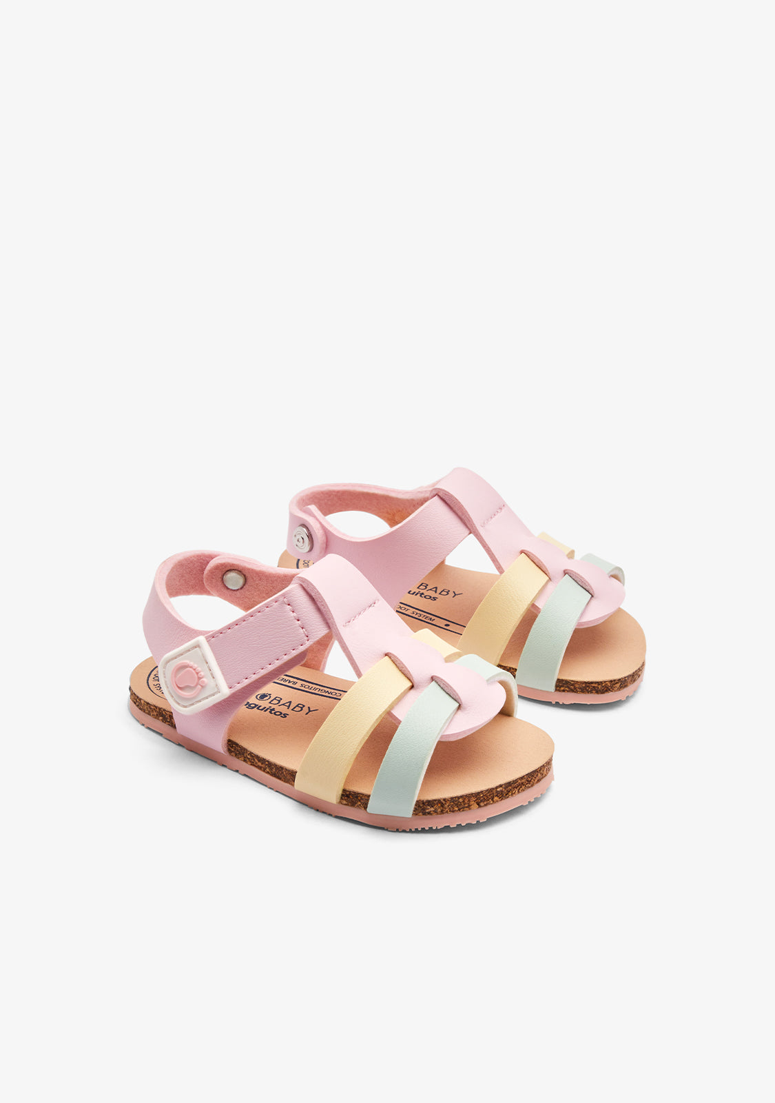 Rosa / Multi Champion Respektvolle Sandalen