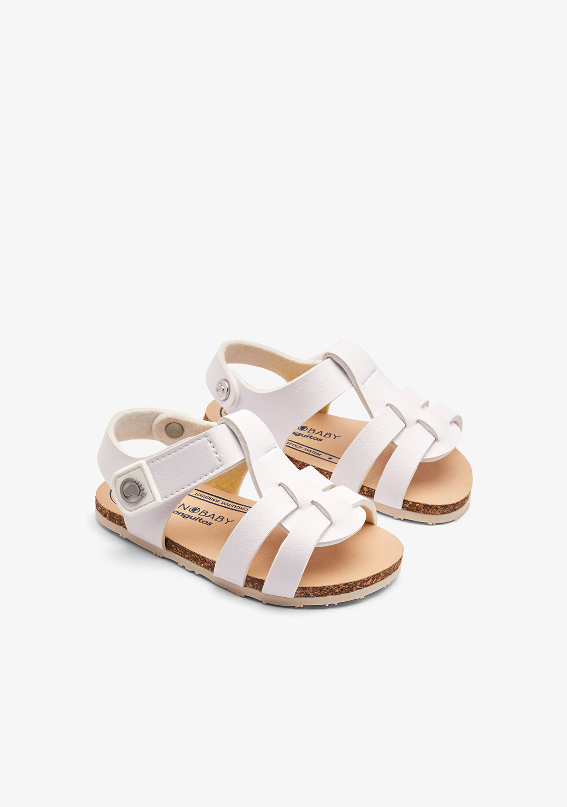 White Champion Respectful Sandals