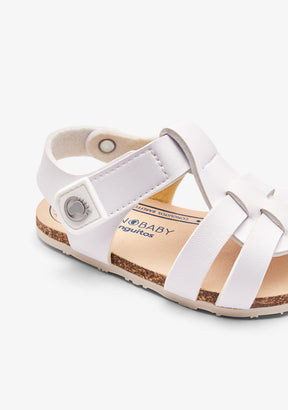 White Champion Respectful Sandals