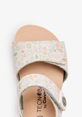 Multi Flower Strap Barefoot Sandals