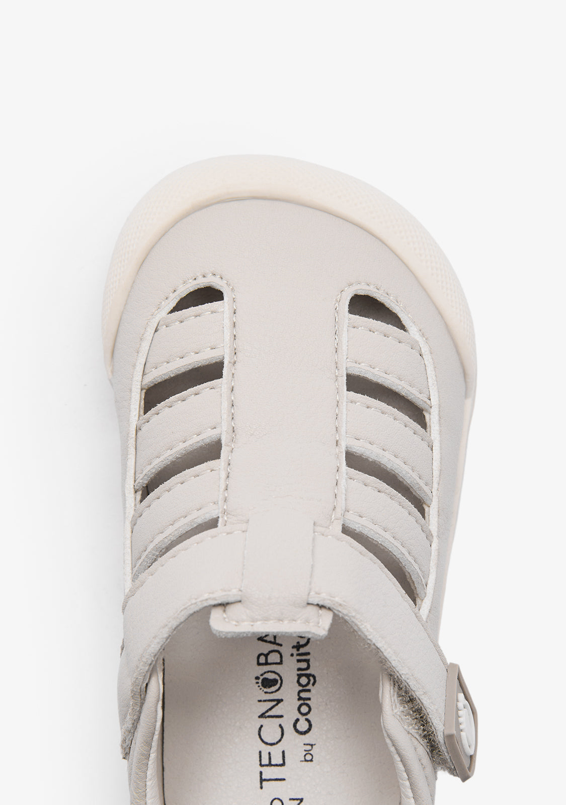 Beige Barefoot Baby Sandals