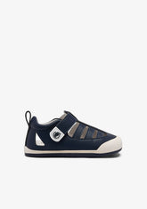 Sandali da neonato Barefoot blu navy