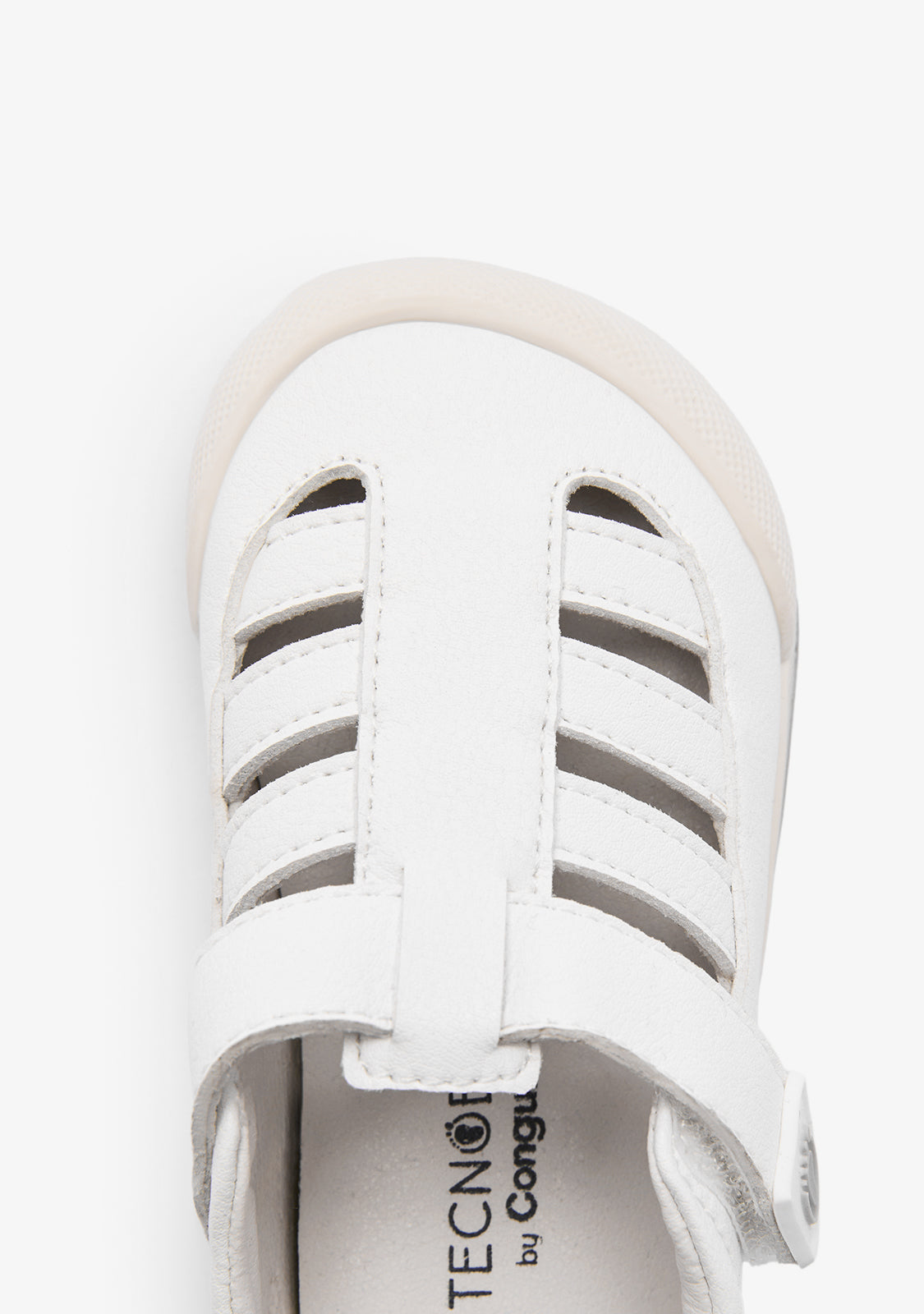 Sandali bianchi Barefoot per neonati