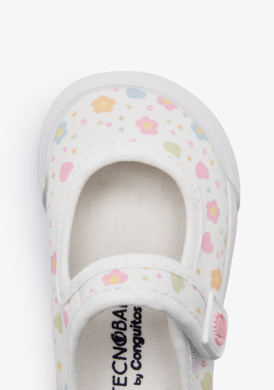 Flowers Canvas Barefoot Mary Janes