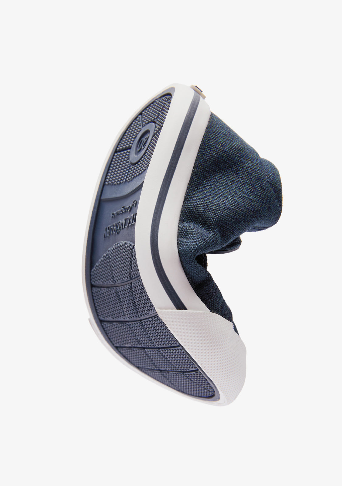 Baskets bébé Barefoot en toile bleu marine