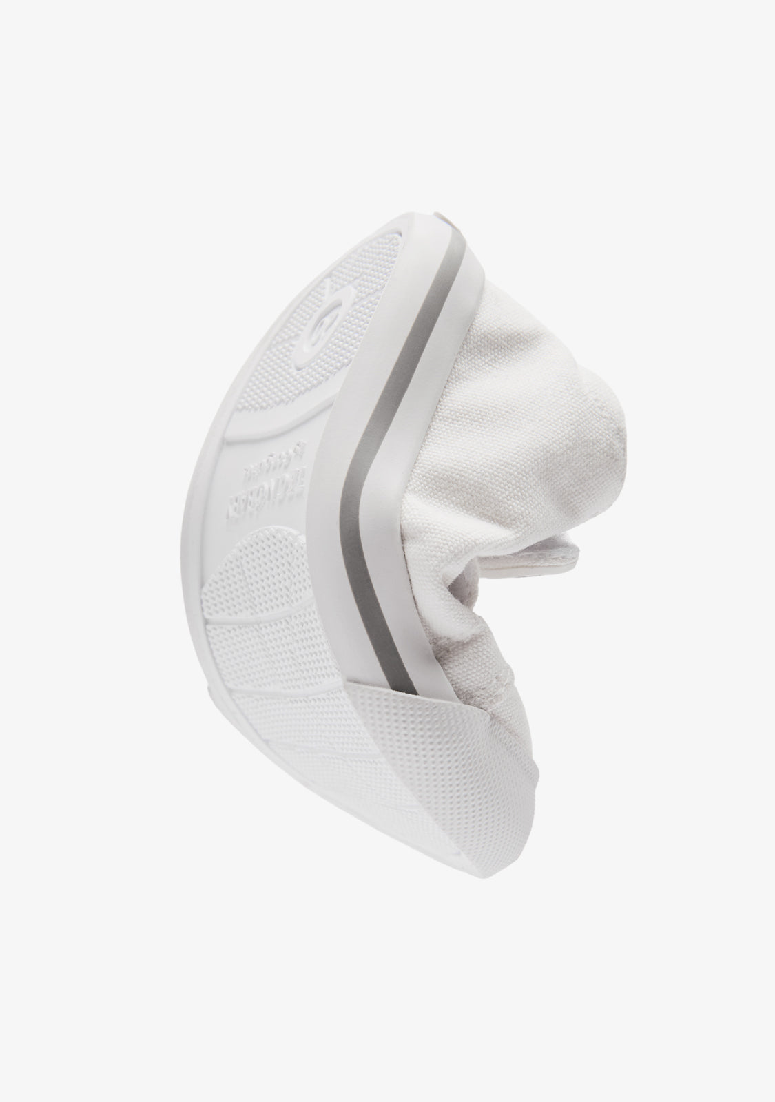 Baby-Barfußschuhe aus weißem Canvas