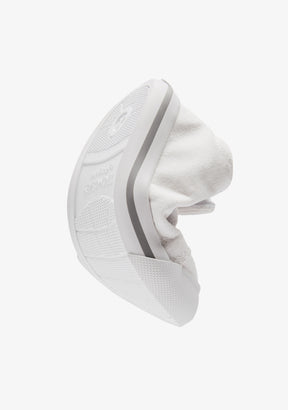 Baby-Barfußschuhe aus weißem Canvas