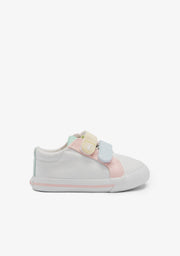 Zapatillas Barefoot Blancas Detalles Multicolor