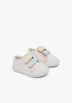 Zapatillas Barefoot Blancas Detalles Multicolor