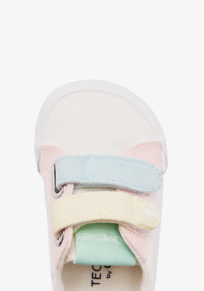 Zapatillas Barefoot Blancas Detalles Multicolor
