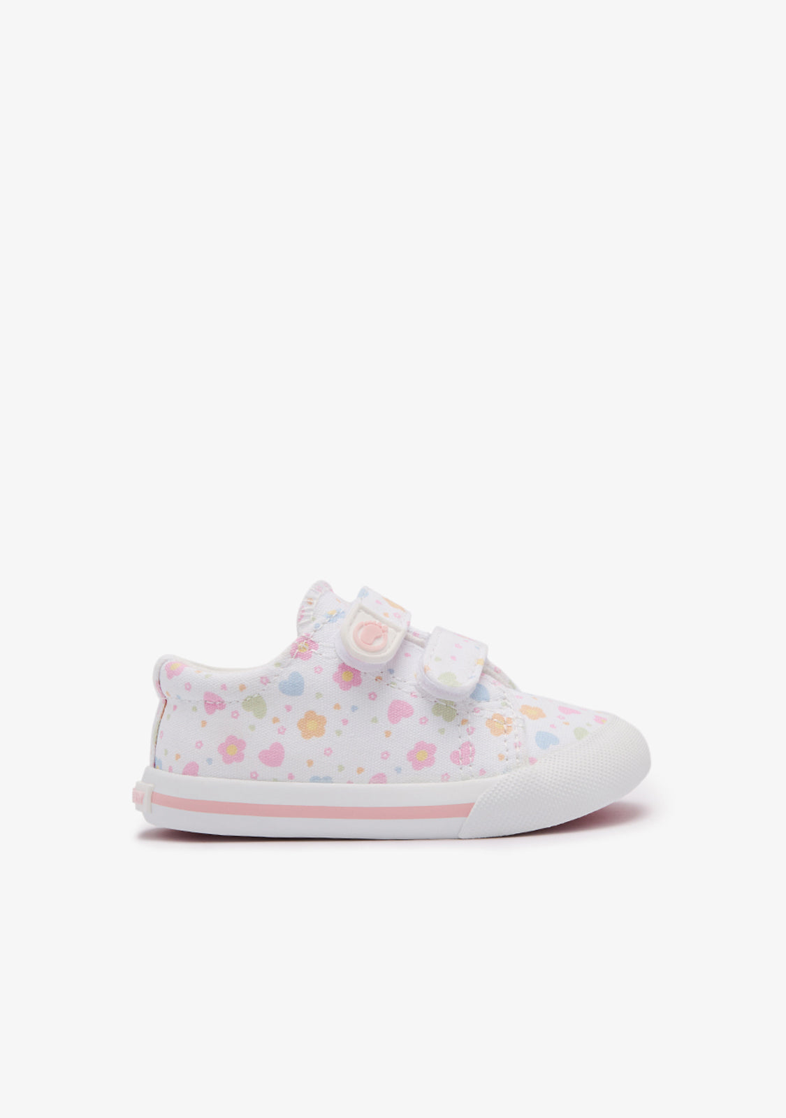 Zapatillas Barefoot Lona Corazones Multi