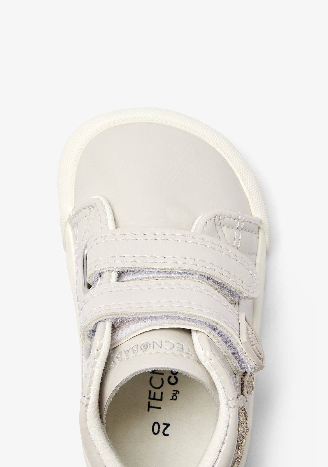 Barefoot High-Top-Sneakers Beige Herzen