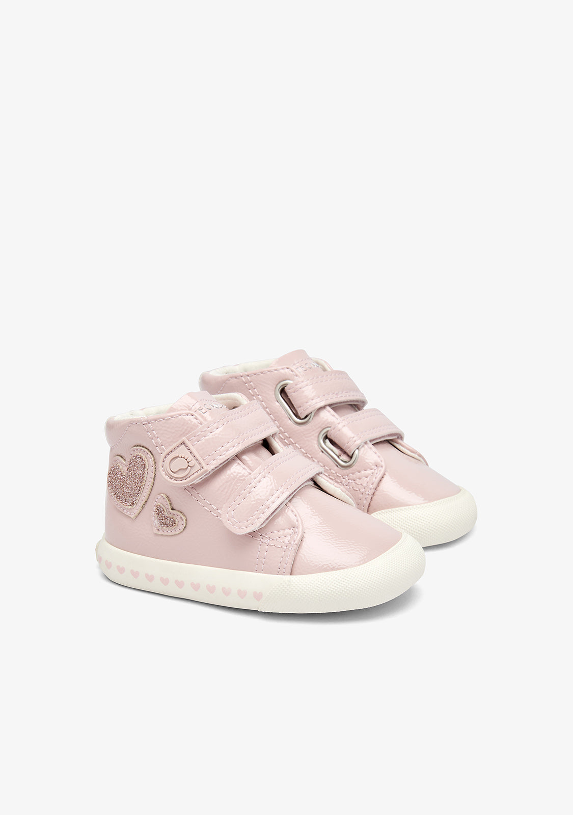Barefoot High-Top Sneakers Beige Pink
