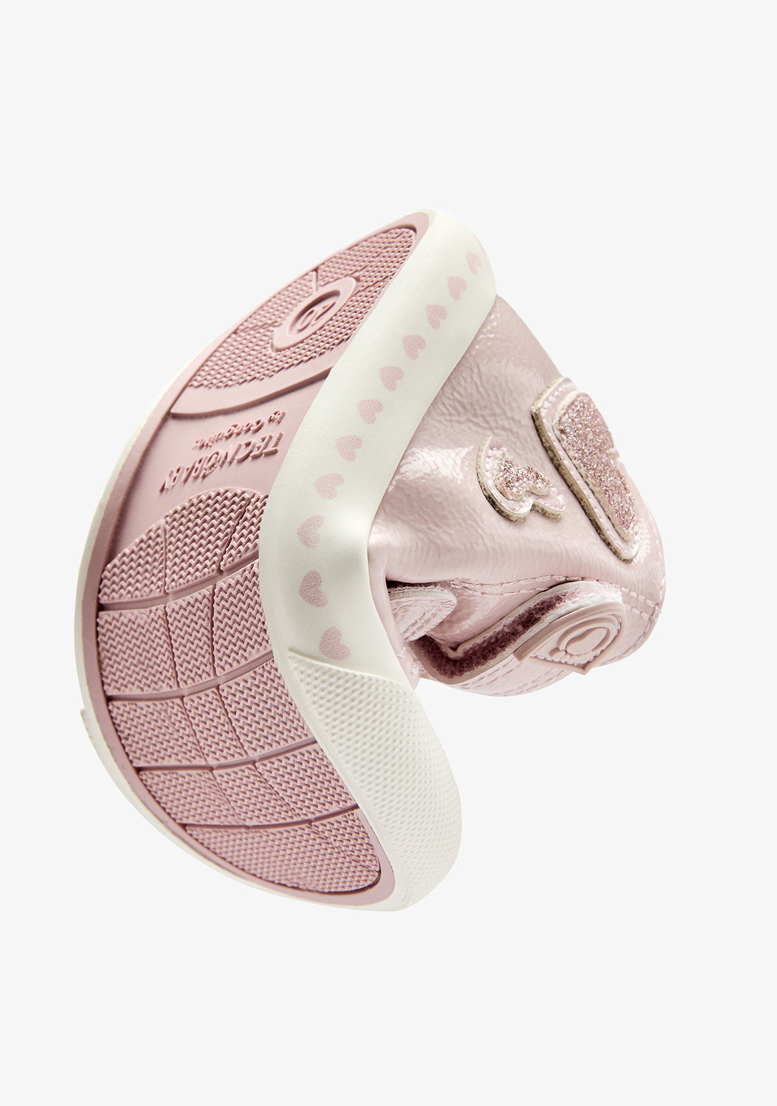 Barefoot High-Top Sneakers Beige Pink