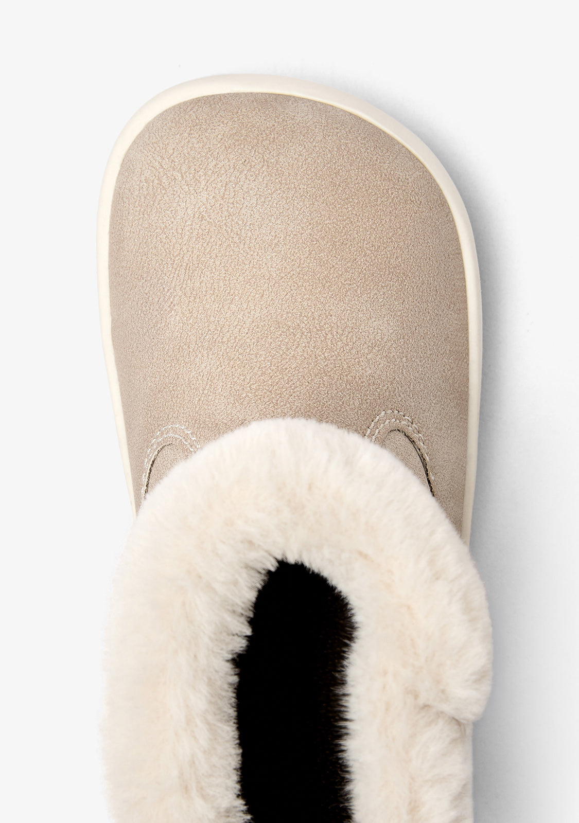 Botas barefoot bege com pelo