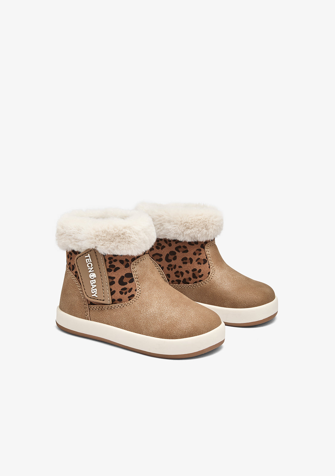 Botas Barefoot Marrón Leopardo de Pelo