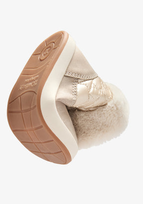 Botas barefoot bege com pelo e estrelas