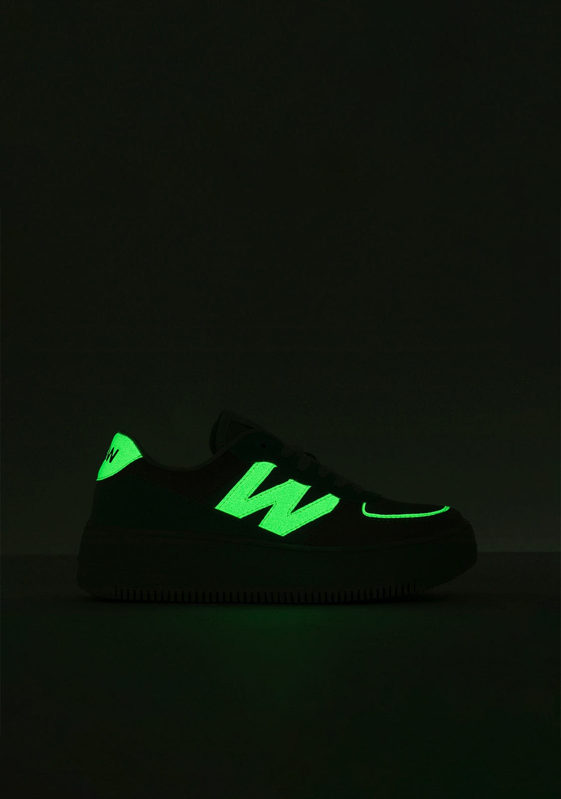 B&W JUNIOR Shoes B&W White Glow in the Dark Sneakers