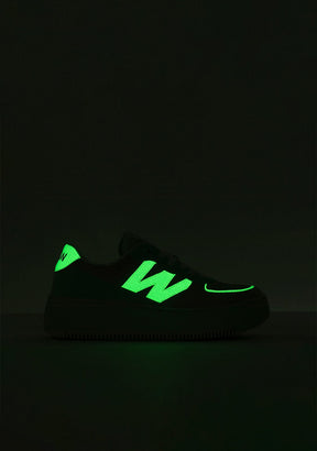 B&W JUNIOR Shoes B&W White Glow in the Dark Sneakers