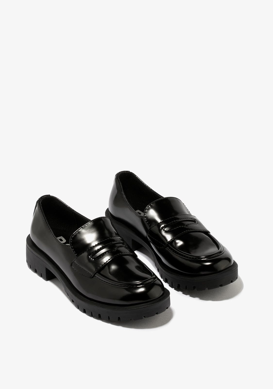B&W JUNIOR Shoes Girl's Black Loafers B&W