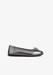 B&W JUNIOR Shoes Girl's Lead Metallized Ballerinas