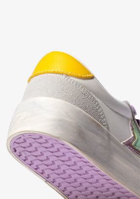B&W JUNIOR Shoes Girl's Multicolour Sneakers Micronapa B&W