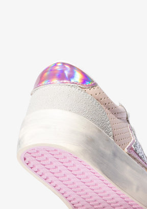 B&W JUNIOR Shoes Girl's Pink Sneakers Micronapa B&W