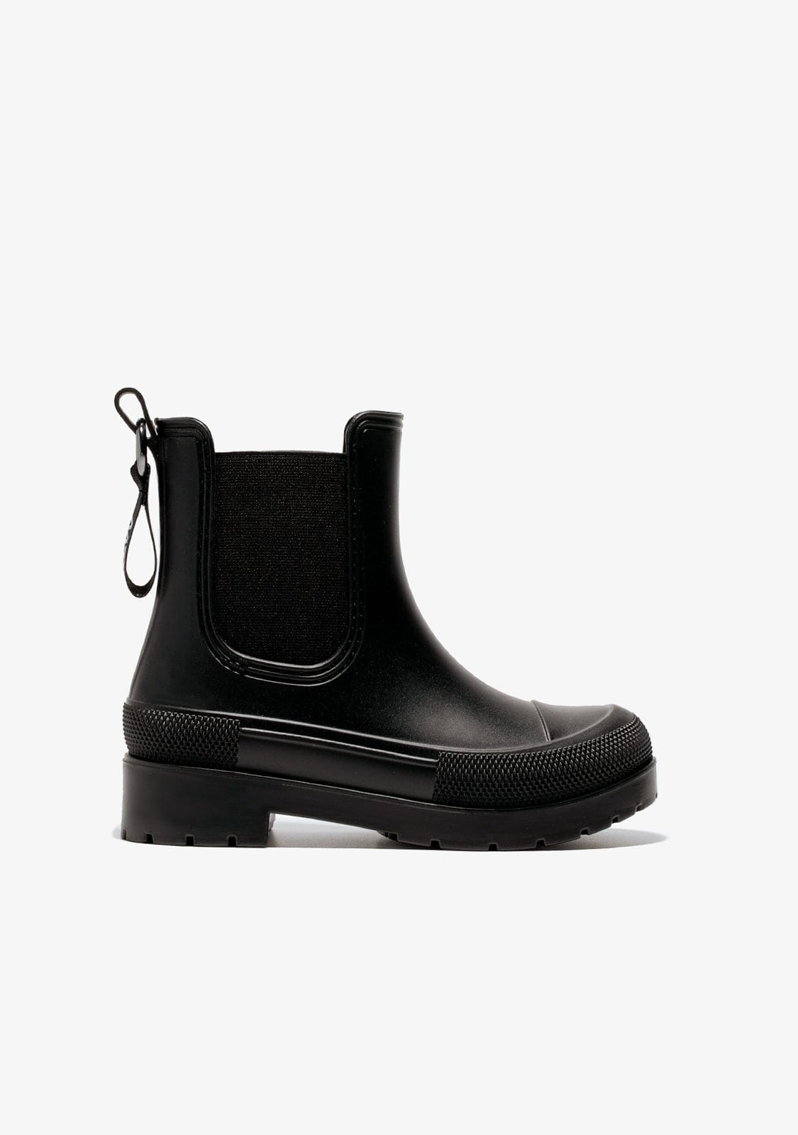 B&W JUNIOR Shoes Unisex Black Rain Boots B&W