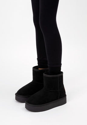 B&W JUNIOR ZAPATOS / BOTAS Y BOTINES / AUSTRALIANA Black Australian Boots Water Repellent B&W