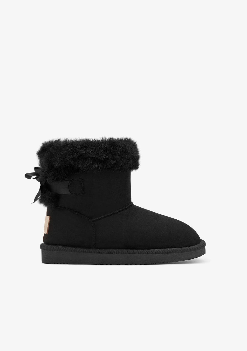 bowwow ファー 20aw Black Bow Fur Australian Boots Water Repellent B&W