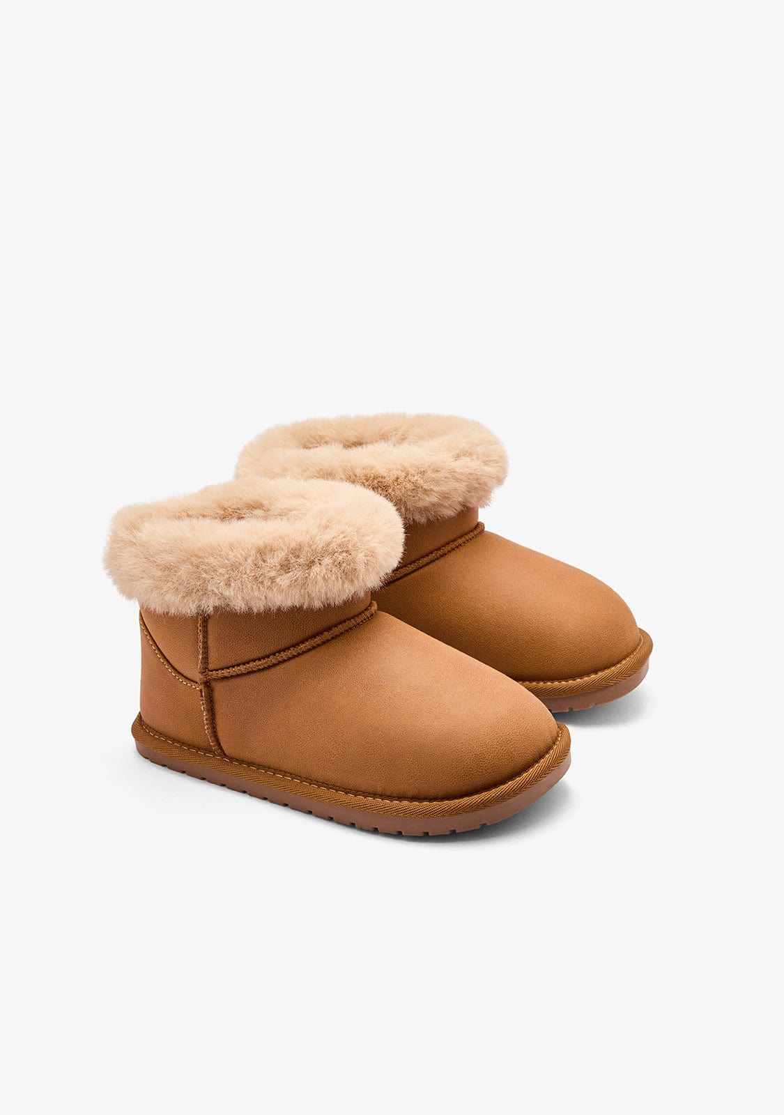 B&W JUNIOR ZAPATOS / BOTAS Y BOTINES / AUSTRALIANA Tan Goflex Low Fur Australian Boot B&W