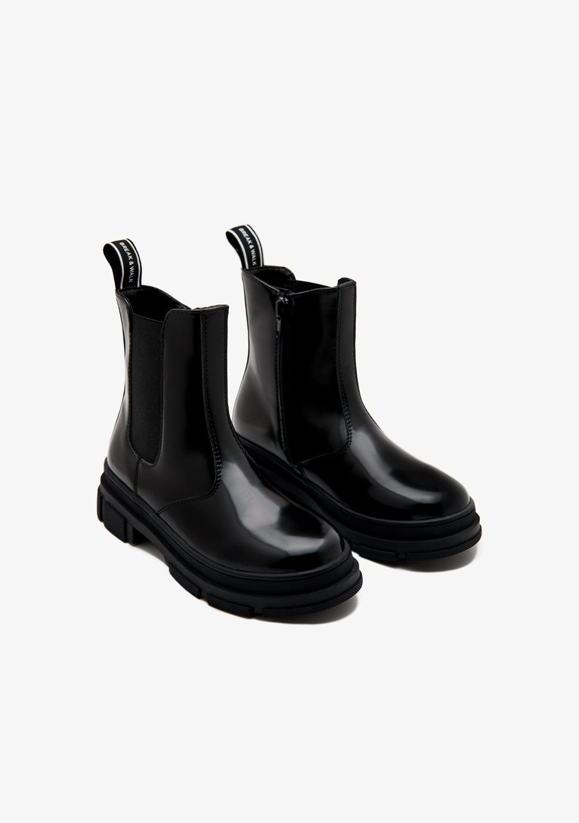 B&W JUNIOR ZAPATOS / BOTAS Y BOTINES / CHELSEA Black Chelsea Boots B&W